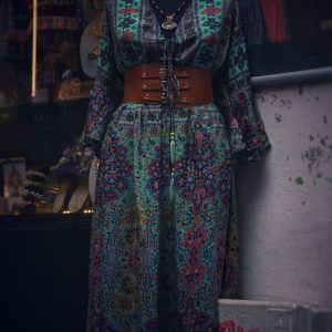 Belted Vintage Day Dress