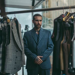 Classic Pinstripe Suit