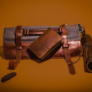 Retro Brown Leather Handbag